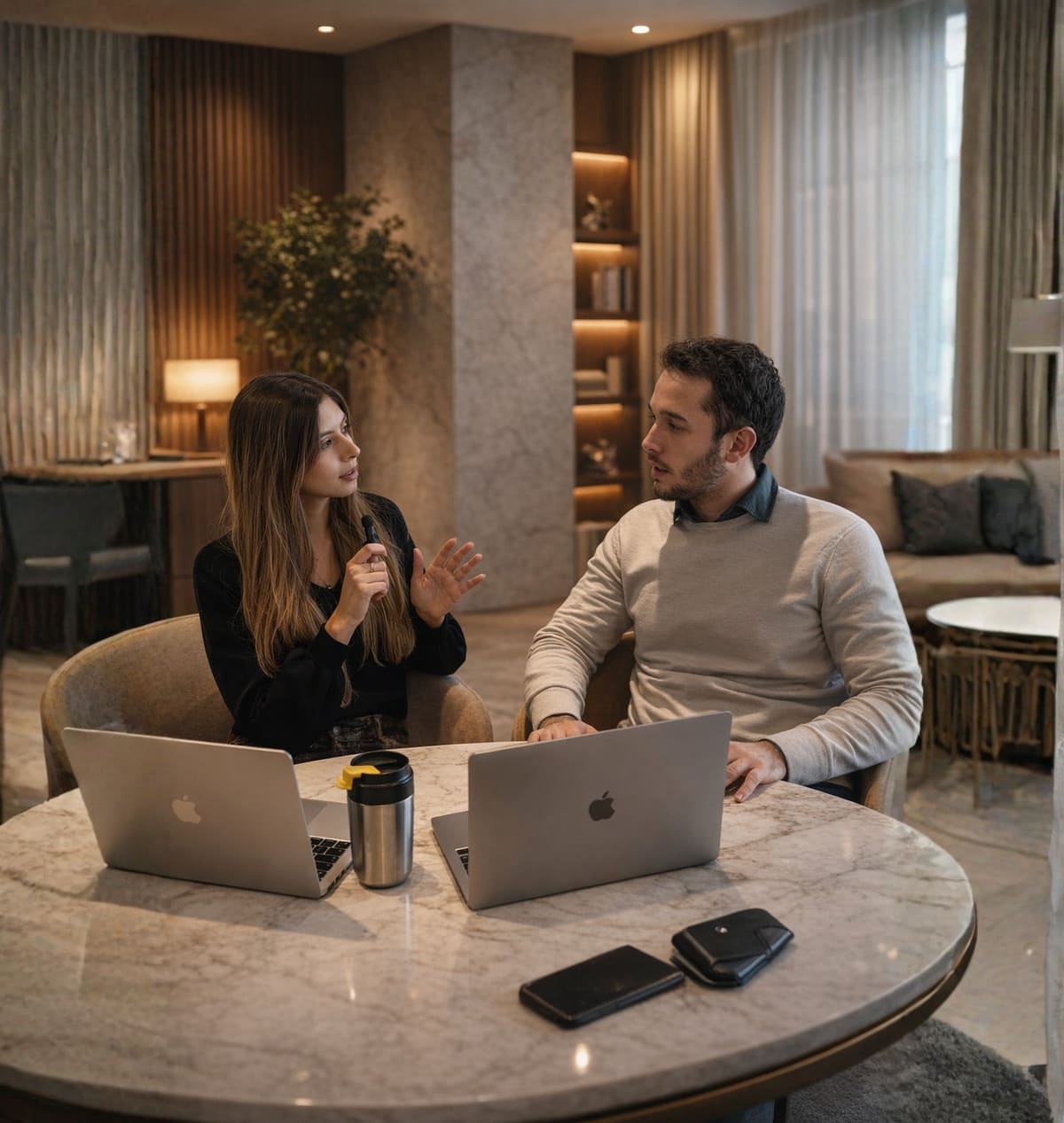 Fundadores de Hoply Giona Capurso y Michelle Linares