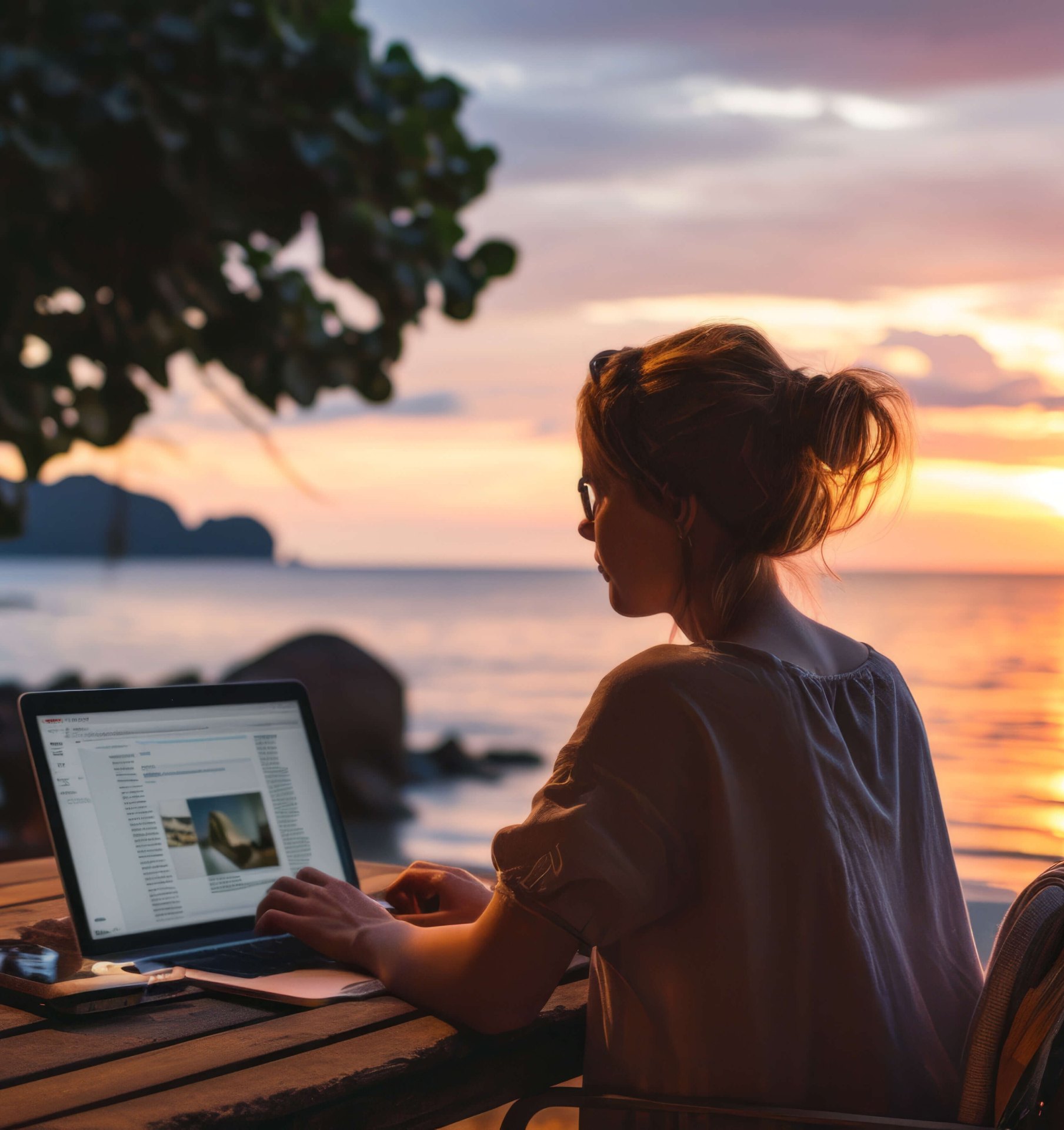 Digital Nomad working remotely in Spain